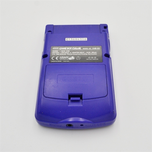 Gameboy Color Konsol - Grape Purple - SNR C13684308 (B Grade) (Genbrug)